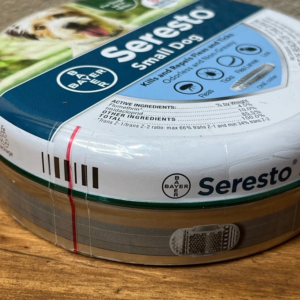 Seresto Flea and Tick Collar 8 Months Protection for Small Dogs - 18lbs